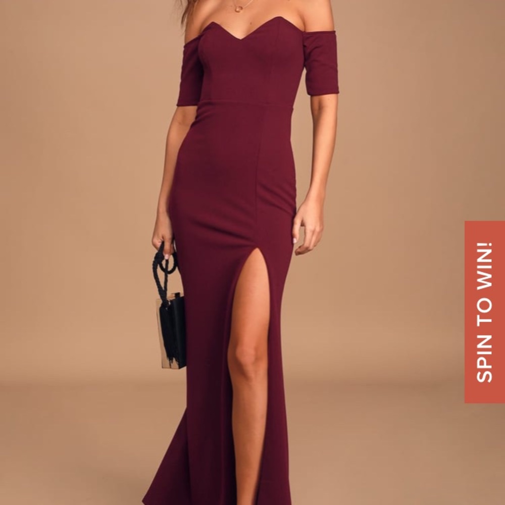 Lulu’s Burgundy Maxi Dress